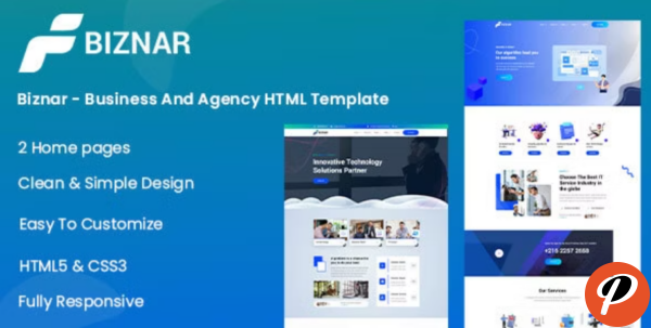 Biznar Business Agency HTML Template