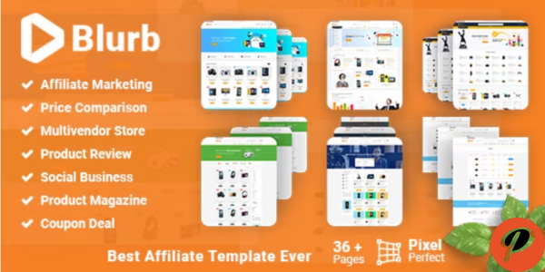 Blurb Affiliate Comparison Coupon HTML Template