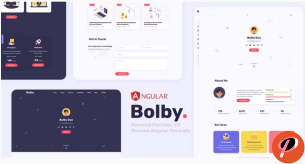 Bolby Personal Portfolio Angular Template