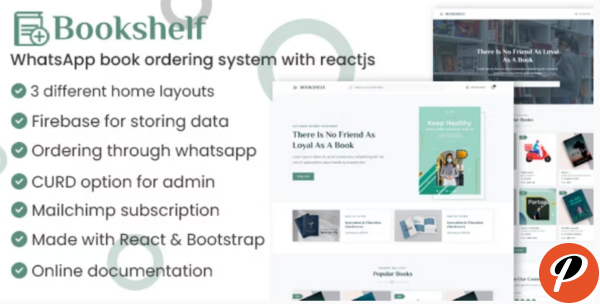 Bookshelf WhatsApp book ordering system