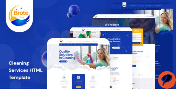 Brote Cleaning Services HTML Template