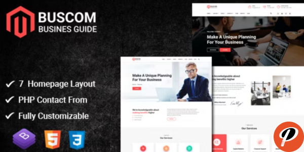 Buscom Multipurpose Business and Corporate Template