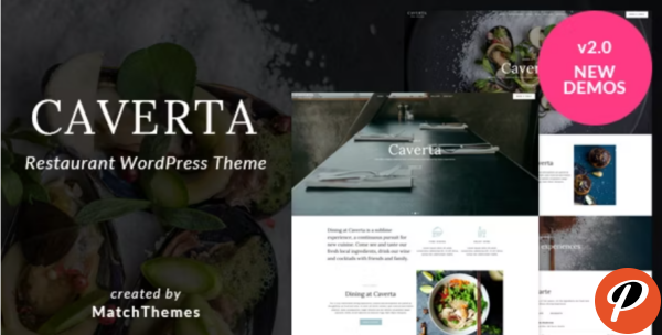 Caverta Restaurant Cafe Theme