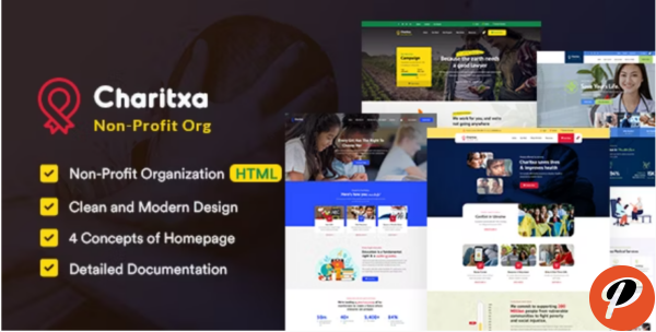 Charitxa Multipurpose Nonprofit HTML Template