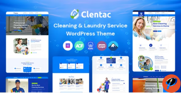 Clentac Cleaning Services WordPress Theme