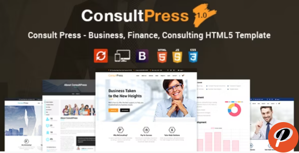 Consult Press Finance Consulting Business HTML5 Template