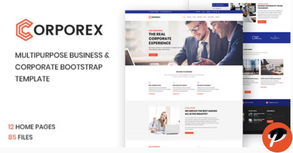 Corporex Multipurpose Business Corporate Bootstrap html Website Template