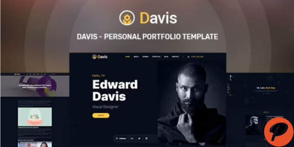 Davis Personal portfolio template