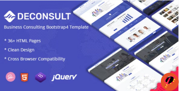 Deconsult Business Consulting Bootstrap4 Template RTL