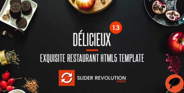 Delicieux Exquisite Restaurant HTML5 Template