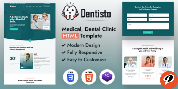 Dentisto HTML Template