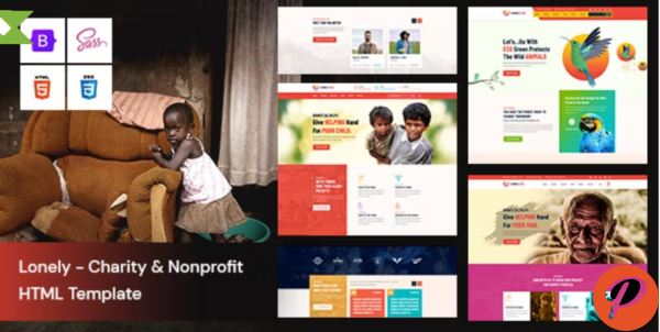 Lonely Charity Nonprofit HTML Template