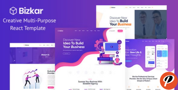 Bizkar Creative Multi Purpose React Template