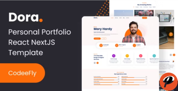 Dora Personal Portfolio React NextJS Template