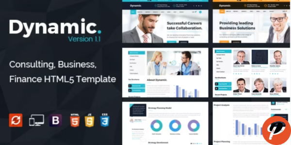 Dynamic Consulting Finance HTML5 Template