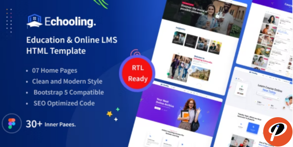 Echooling Education HTML Template