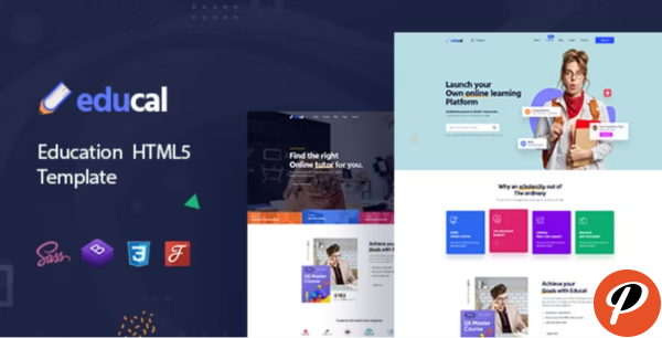 Educal – Online Courses and Education HTML5 Template RTL