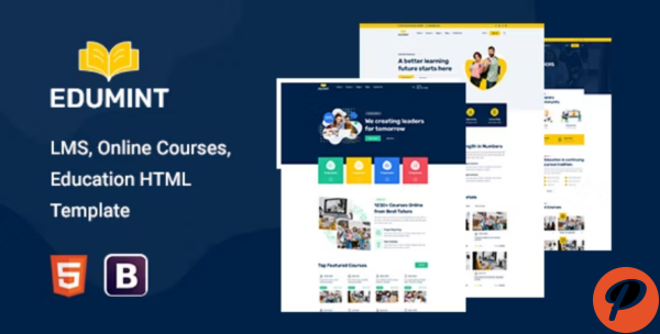 Edumint – LMS Online Courses Education HTML Template