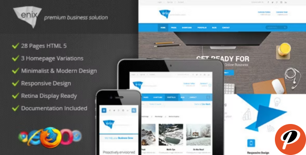 Enix Modern Corporate HTML Template