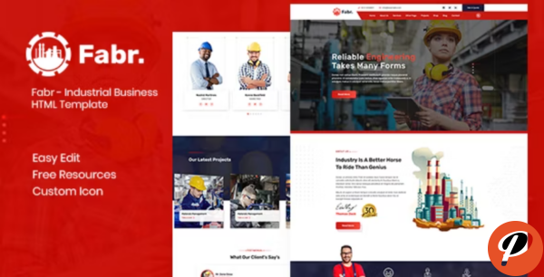 Fabr Industrial Business HTML Template