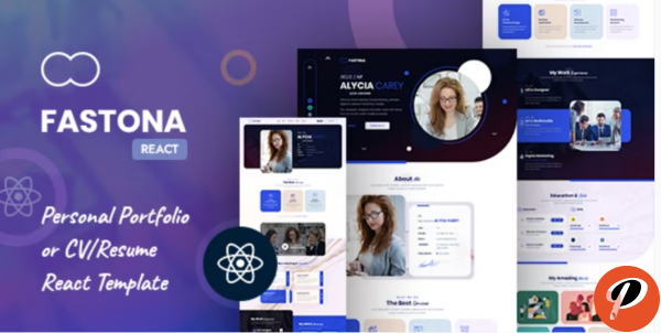 Fastone Personal Portfolio CV Resume React Template