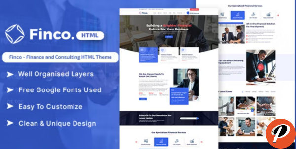 Finco Finance and Consulting HTML Theme