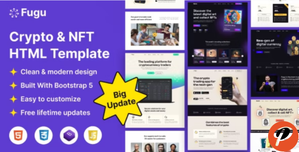 Fugu NFT Crypto Html Template