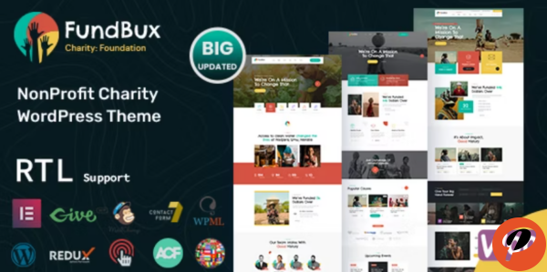 Fundbux Charity Fundraise WordPress Theme