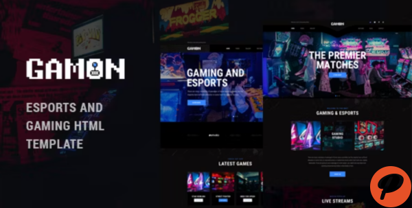 Gamon eSports and Gaming HTML Template