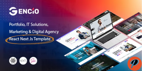 Gencio – Marketing Digital Agency React Next js Template