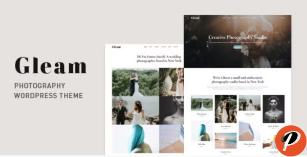 Gleam Portfolio Photography WordPress Theme