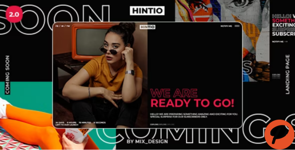 Hintio Coming Soon Landing Page Template