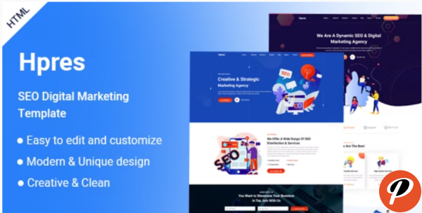 Hpres SEO Digital Marketing HTML Template