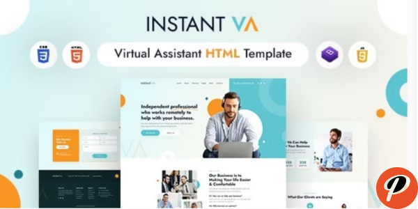 Instant VA Virtual Assistant HTML Template