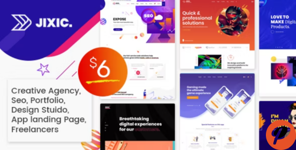 Jixic Creative Agency Multipurpose HTML Template