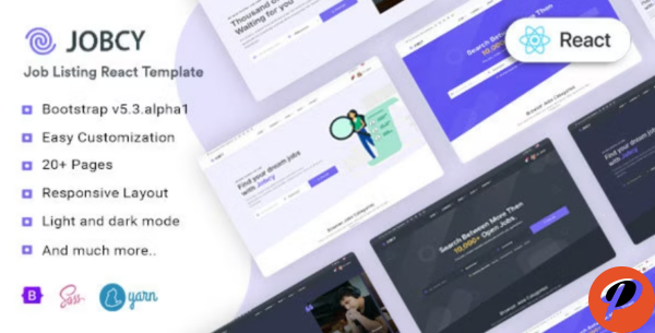 Jobcy Job Board Listing React Template