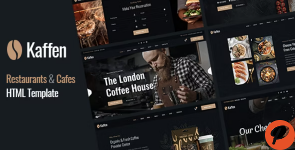 Kaffen Restaurant Cafe Template