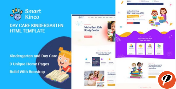 Kinco Day Care Kindergarten HTML Template