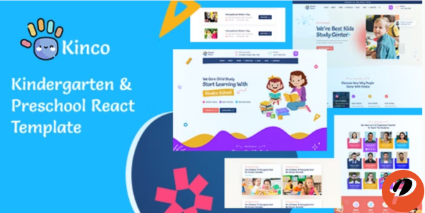 Kinco Day Care Kindergarten React NextJs Template