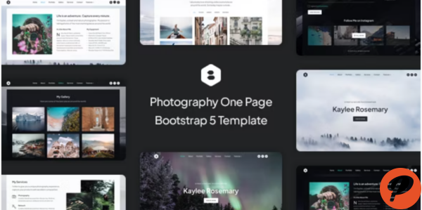 Locus Photography One Page Bootstrap 5 Template