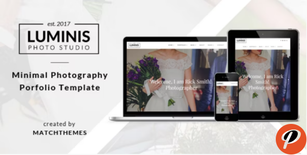 Luminis Minimal Photography Portfolio Template