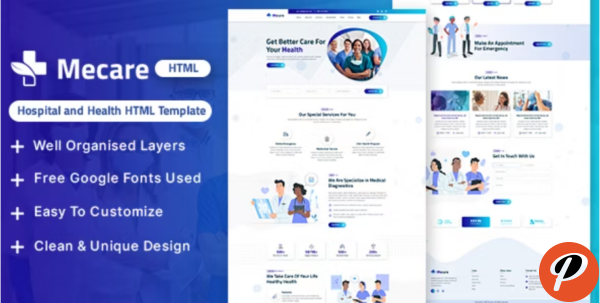 Mecare – Hospital and Health HTML Template