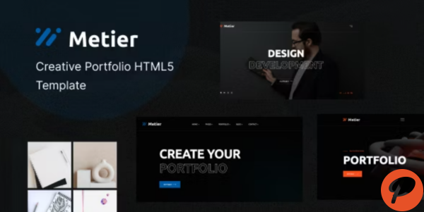 Metier Personal Portfolio HTML Template