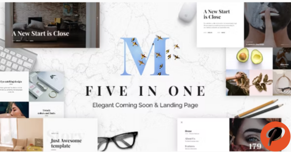 Mixio Five in One Coming Soon and Landing Page Template