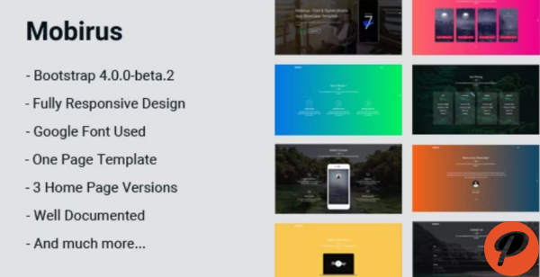 Mobirus Responsive Bootstrap App Landing Template