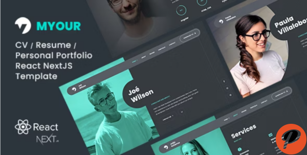 Myour Personal Portfolio React NextJS Template