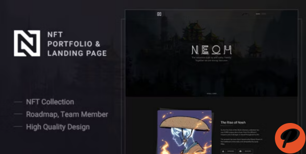 Neoh NFT Portfolio and Landing Page React Nextjs Template