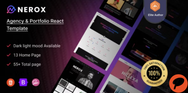 Nerox React Next js Agency Portfolio Template