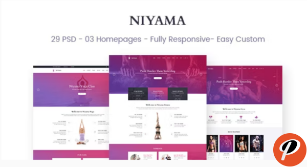 Niyama Multipurpose Yoga Gym Dance HTML5 And Bootstrap Templates