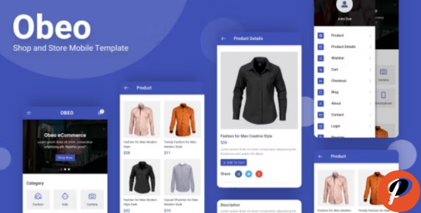 Obeo Shop and Store Mobile Template